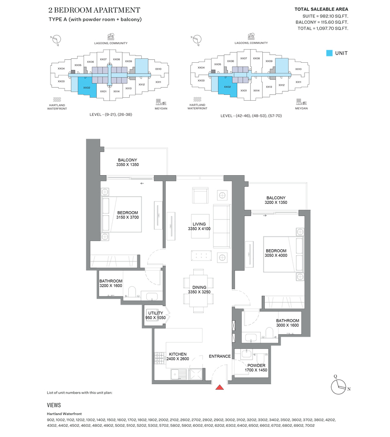 2 BHK Plan